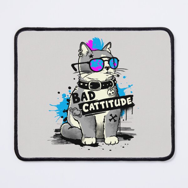 Item preview, Bad cattitude graffiti designed and sold by NemiMakeit.