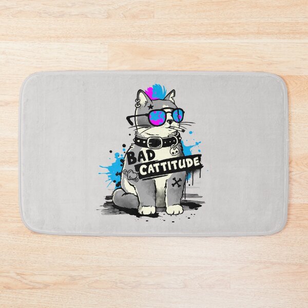 Item preview, Bad cattitude graffiti  designed and sold by NemiMakeit.