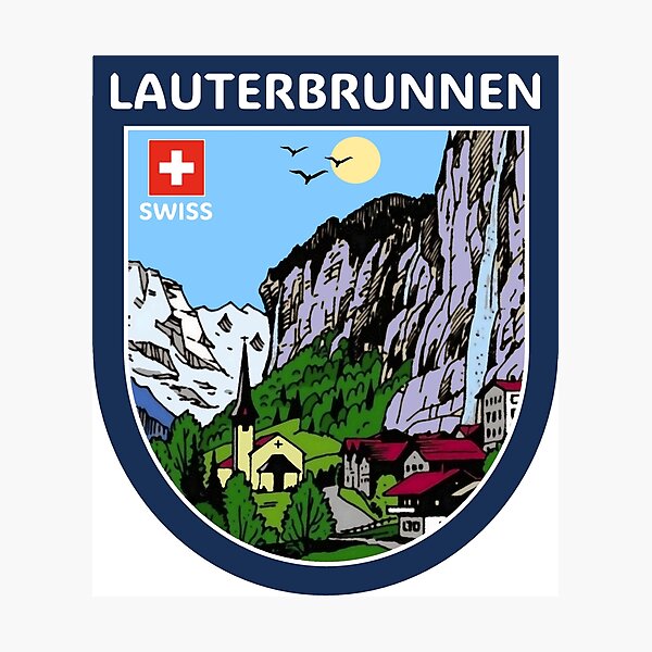 Item preview, Lauterbrunnen Valley Swiss Alps designed and sold by sticket-travel.