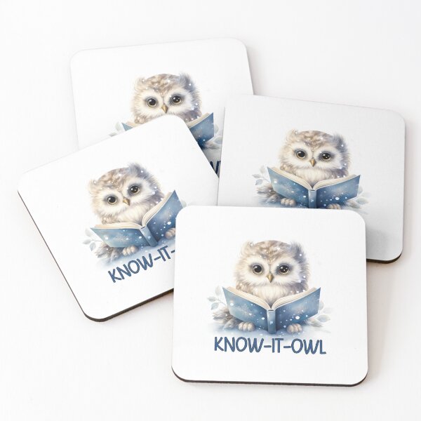 Item preview, Cute Know It Owl designed and sold by HappyLifeCreate.