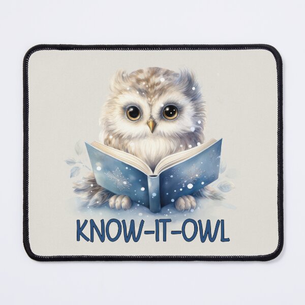 Item preview, Cute Know It Owl designed and sold by HappyLifeCreate.