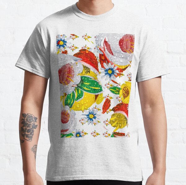Canal flowers chaos pattern Classic T-Shirt