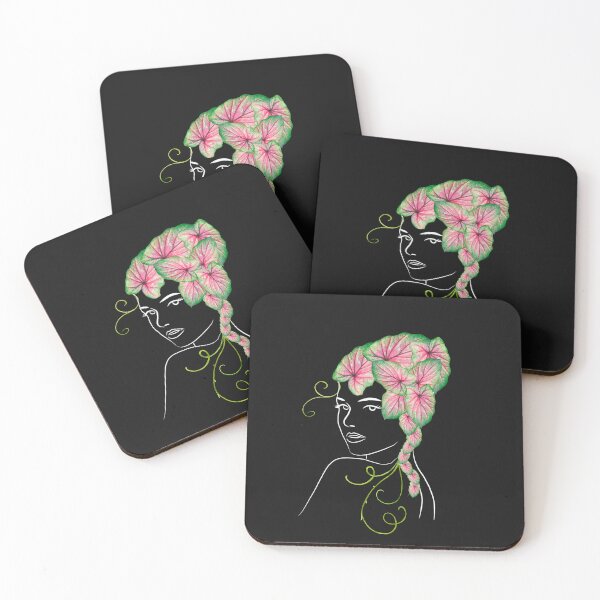 Item preview, Caladium portrait designed and sold by GrooveGrip.