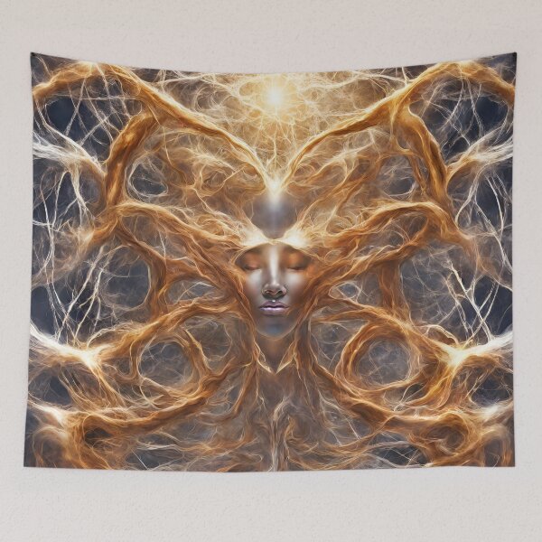 Item preview, Woman and neurons designed and sold by MyCraftForYOU.
