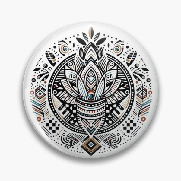 Item preview, Ndebele Design Tribal Pattern | African Style Geometry Art designed and sold by Agmari.