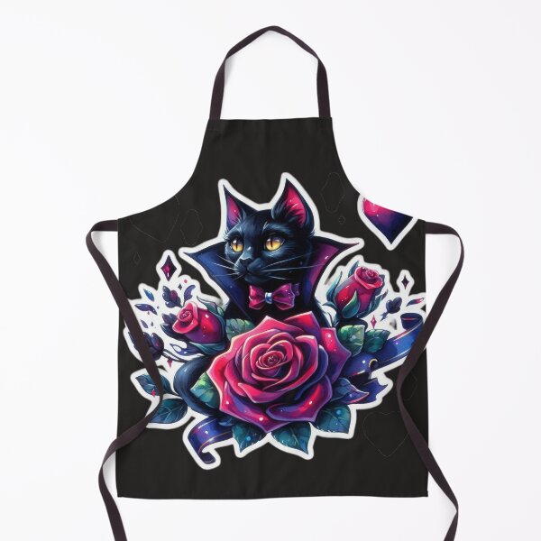 Item preview, Gothic Cat Dracula goth valentines day Sticker designed and sold by Expressions-Sel.