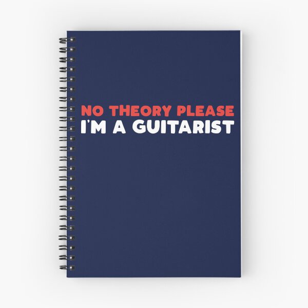 Item preview, No Theory Please I'm a Guitarist designed and sold by BethsdaleArt.