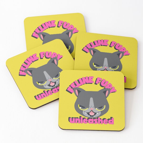 Item preview, Feline Fury Unleashed, Cat Humor designed and sold by BrindleandBale.