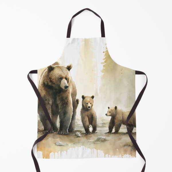 Item preview, Bärenfamilie im Wald designed and sold by Rhinosaurarts.