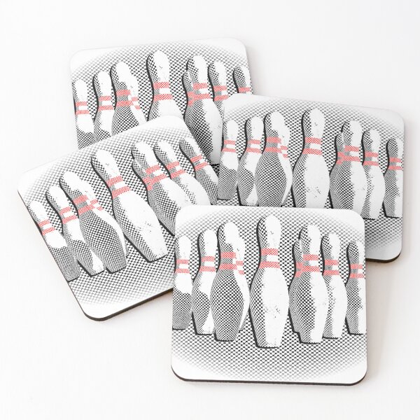 Item preview, Bowling Pins Halftone designed and sold by NicholasGalarza.