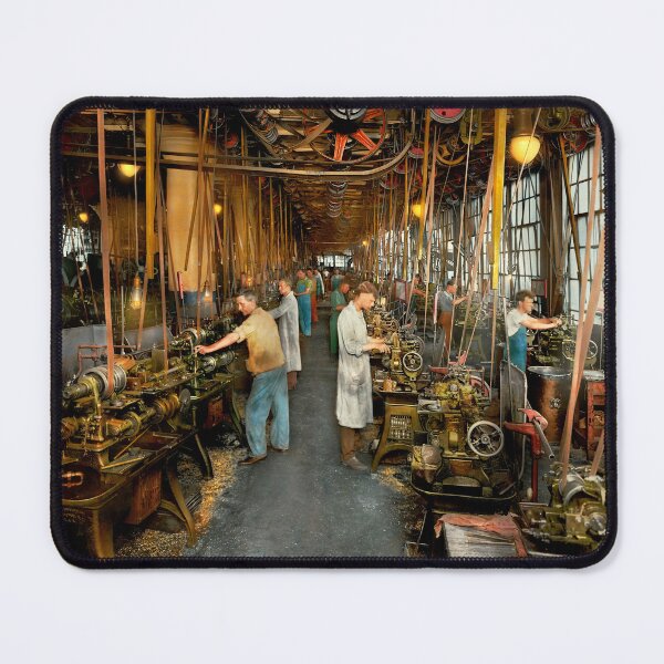 Item preview, Machinist - Machine shop at Splitdorf Electrical Corp 1931 designed and sold by Mike Savad Photography.
