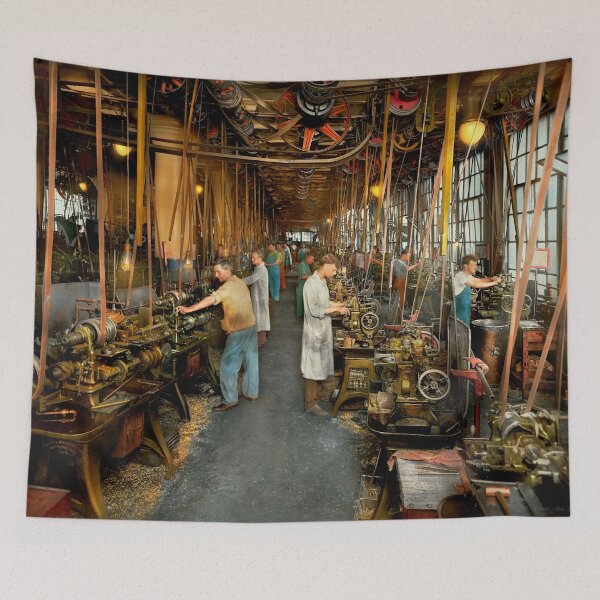 Item preview, Machinist - Machine shop at Splitdorf Electrical Corp 1931 designed and sold by Mike Savad Photography.