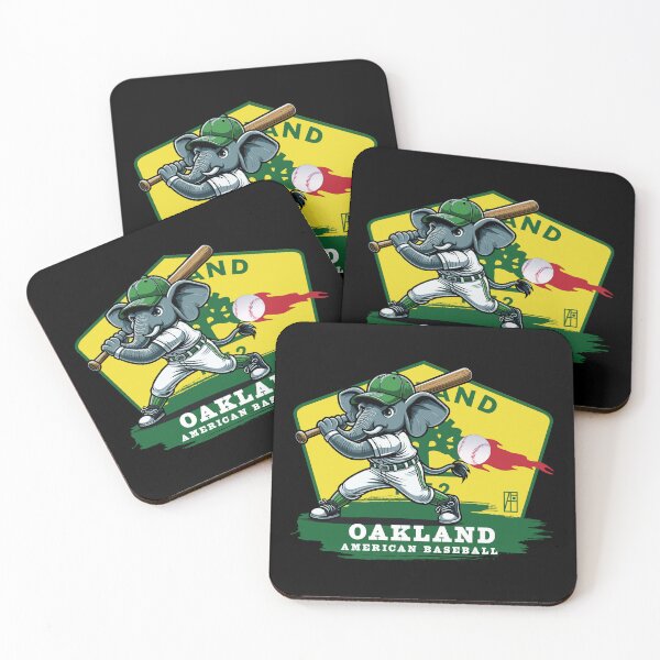 Item preview, USA - American BASEBALL - Oakland - Baseball mascot - Oakland baseball designed and sold by ArtProjectShop.