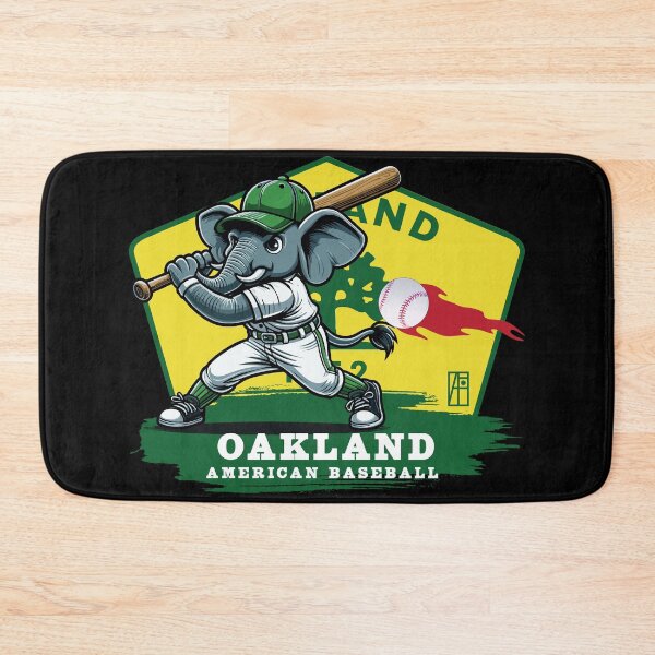 Item preview, USA - American BASEBALL - Oakland - Baseball mascot - Oakland baseball designed and sold by ArtProjectShop.