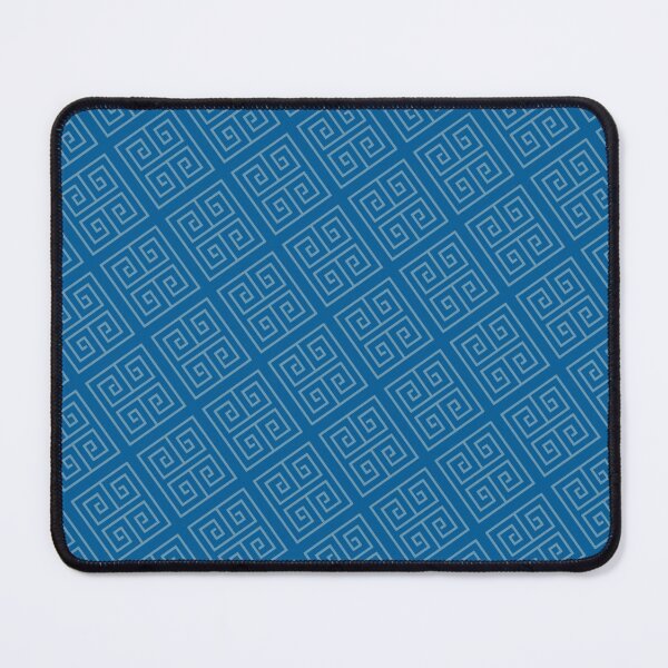 Item preview, Blue & Grey Greek Swirl Square Repeating Endless Design designed and sold by Alchemy-A-La-G.