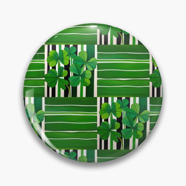 Item preview, Shamrocks on Stripes  designed and sold by Dana Roper.
