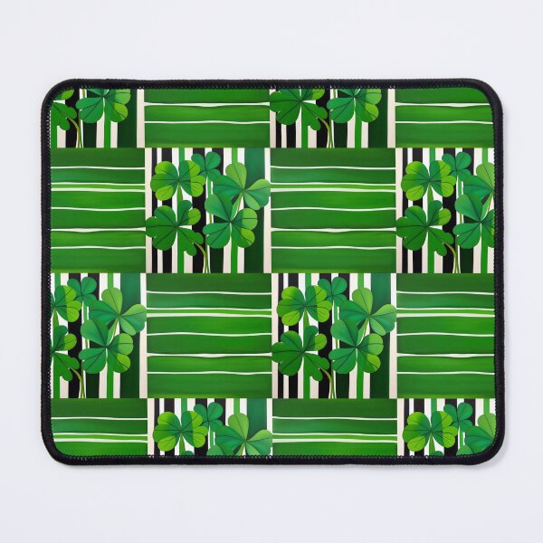 Item preview, Shamrocks on Stripes  designed and sold by Dana Roper.