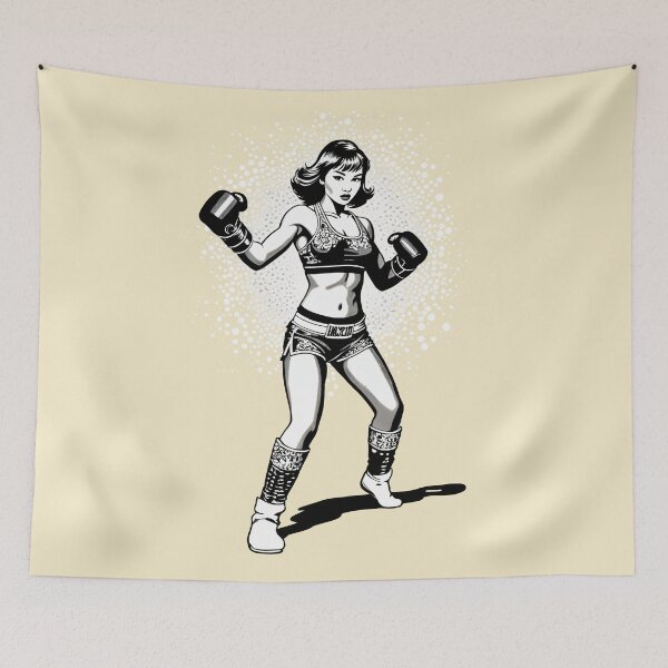 Item preview, Muay Thai girl designed and sold by Roland Mitterbauer.