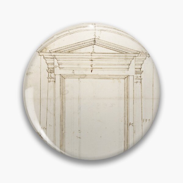 Item preview, Historical engineering drawing of a traditional door designed and sold by drawbey.