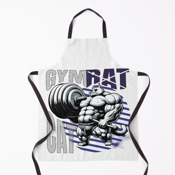 Item preview, GYM RAT GYM CAT - MUSCULAR CAT FROM THE GYM designed and sold by justyna-s28.