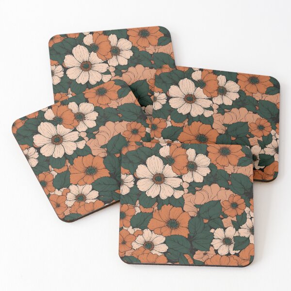 Artikelvorschau, Retro-Blumenmuster entworfen und verkauft von WAUZ.