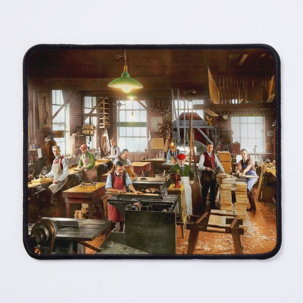 Item preview, Woodworker - Mr Mudd and his carpenters 1917 designed and sold by Mike Savad Photography.