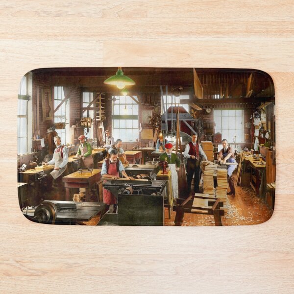 Item preview, Woodworker - Mr Mudd and his carpenters 1917 designed and sold by Mike Savad Photography.