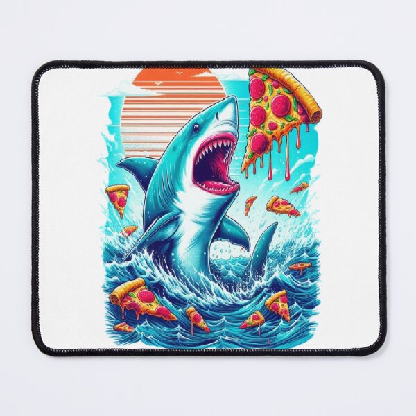 Item preview, Shark Eating Pizza Funny Jawsome Shark Pizza Lovers Kid Boys  designed and sold by VISIONSTURME.
