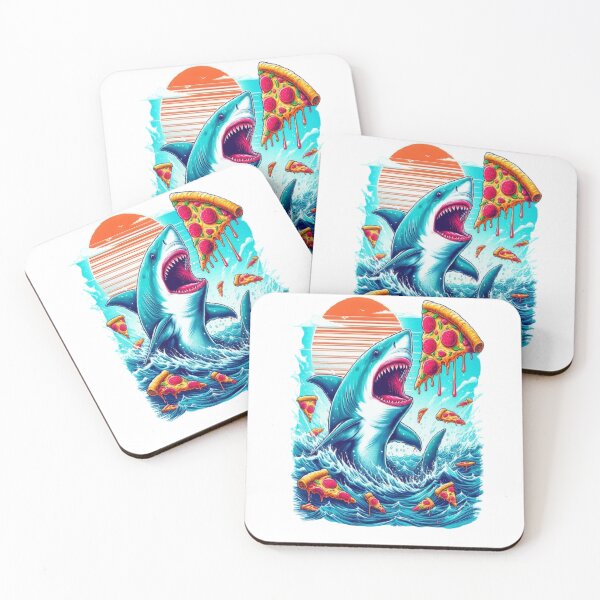 Item preview, Shark Eating Pizza Funny Jawsome Shark Pizza Lovers Kid Boys  designed and sold by VISIONSTURME.