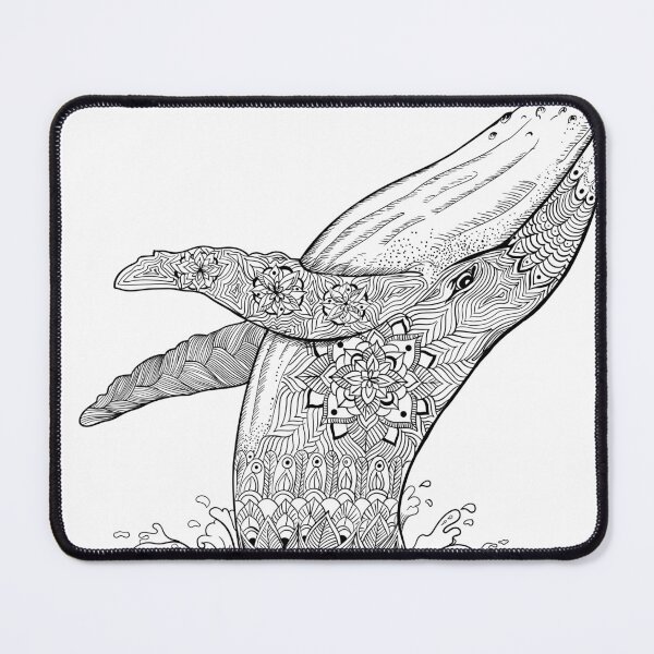 Item preview, Mandala Breaching Whale designed and sold by Wildink88.
