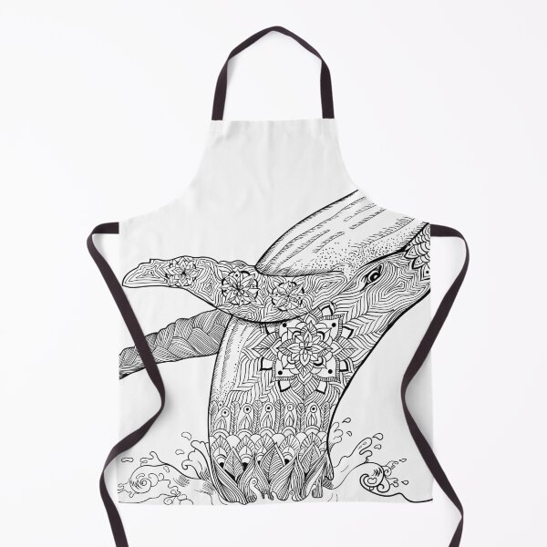 Item preview, Mandala Breaching Whale designed and sold by Wildink88.