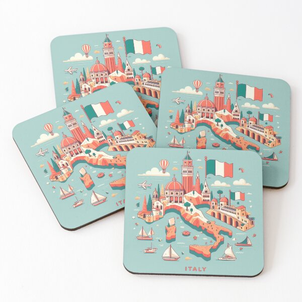 Item preview, Animated Italy Symbolic Map and main Sights designed and sold by Gaborai.