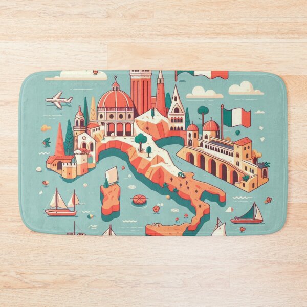 Item preview, Animated Italy Symbolic Map and main Sights designed and sold by Gaborai.