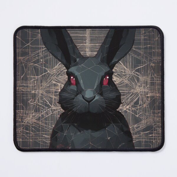 Item preview, Black hare in geometric figures designed and sold by GeometricPic.