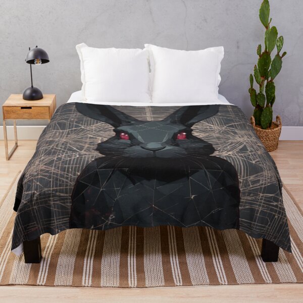 Item preview, Black hare in geometric figures designed and sold by GeometricPic.