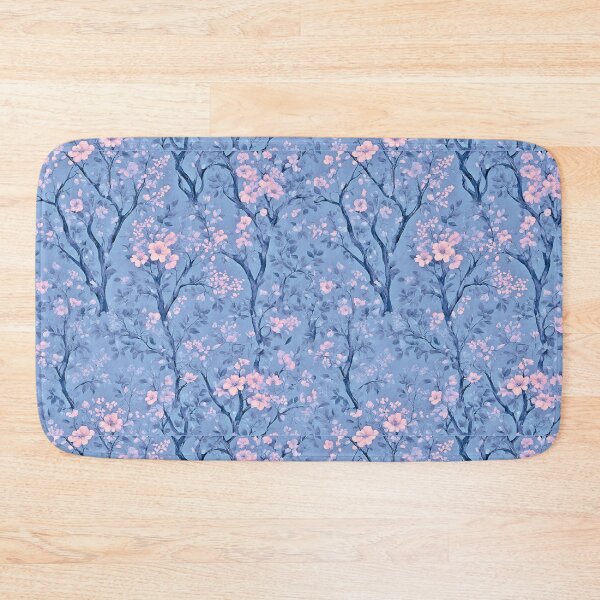 Item preview, Cottagecore Blue and Pink Floral Design designed and sold by CaptainNemo21.