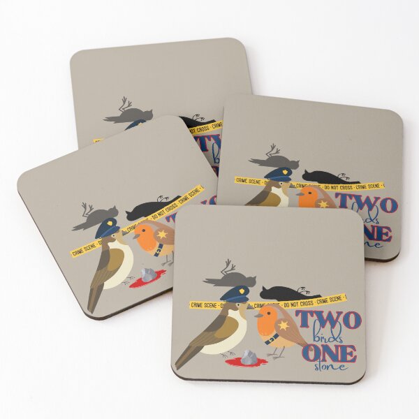 Item preview, Two Birds with One Stone Crime Scene designed and sold by SceneOfTheCrime.