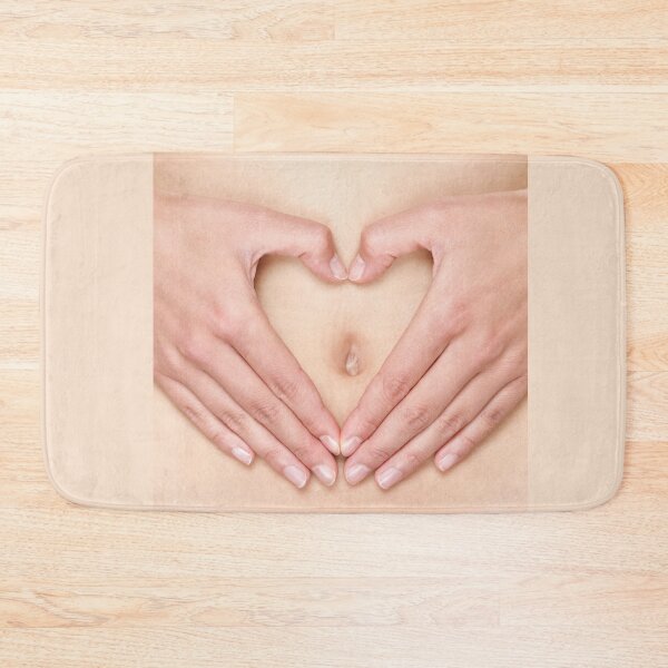 Item preview, Hand heart on the belly button: symbol of self-love designed and sold by Pilot-Eugen.