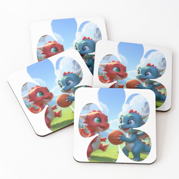 Item preview, Baby Dragons playing Basketball  designed and sold by YVESTEP.