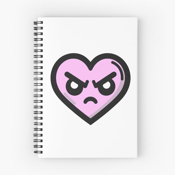 Item preview, Pink Upset Heart with eyes and mouth designed and sold by Andrew Frelas.