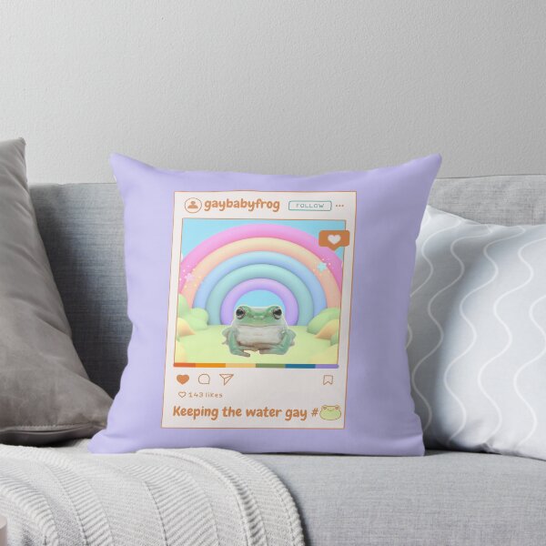 Item preview, Frogs Keeping the Water Gay!  designed and sold by SpiralBalloon.