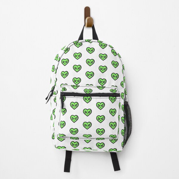 Item preview, Green Upset Heart with eyes and mouth designed and sold by Andrew Frelas.