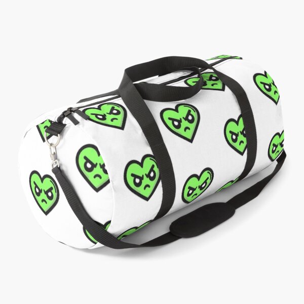 Item preview, Green Upset Heart with eyes and mouth designed and sold by Andrew Frelas.