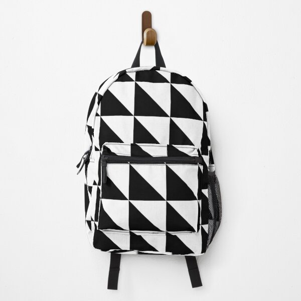 Item preview, Black White Triangle Tile Pattern designed and sold by Zeeph.