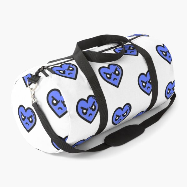Item preview, Blue Upset Heart with eyes and mouth designed and sold by Andrew Frelas.