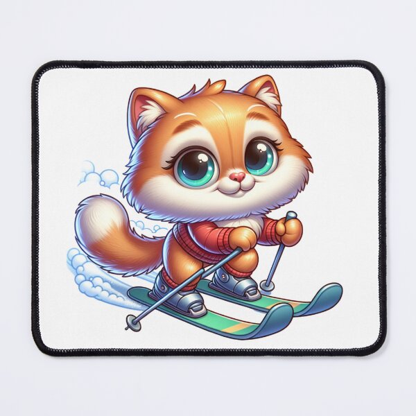 Item preview, Cat Skiing Funny Cat Lover Gift  designed and sold by HosvPrint .s.