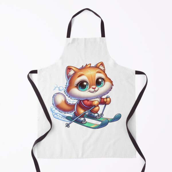 Item preview, Cat Skiing Funny Cat Lover Gift designed and sold by HosvPrint .s.