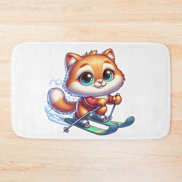 Item preview, Cat Skiing Funny Cat Lover Gift  designed and sold by HosvPrint .s.