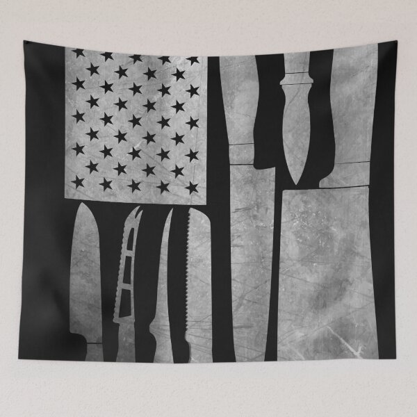 Item preview, Funny Chef Knife American Flag Design For Men Women Patriot  designed and sold by VISIONSTURME.