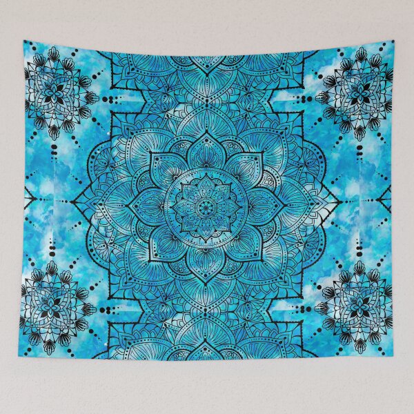 Item preview, Water Mandala, buddhist, lotus, abstract art designed and sold by MayGreenAbgrall.